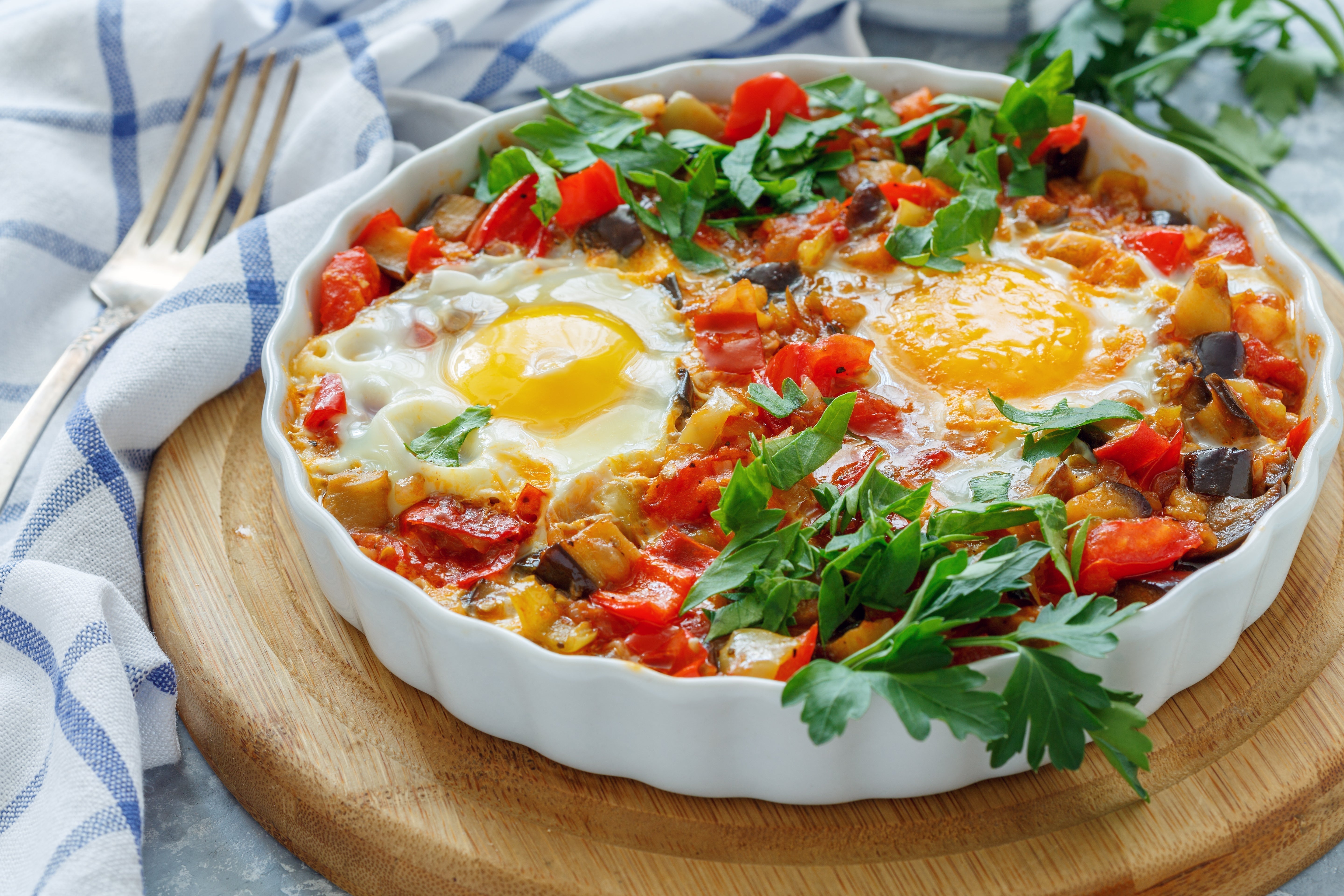 Spicy Shakshuka with Argan Oil