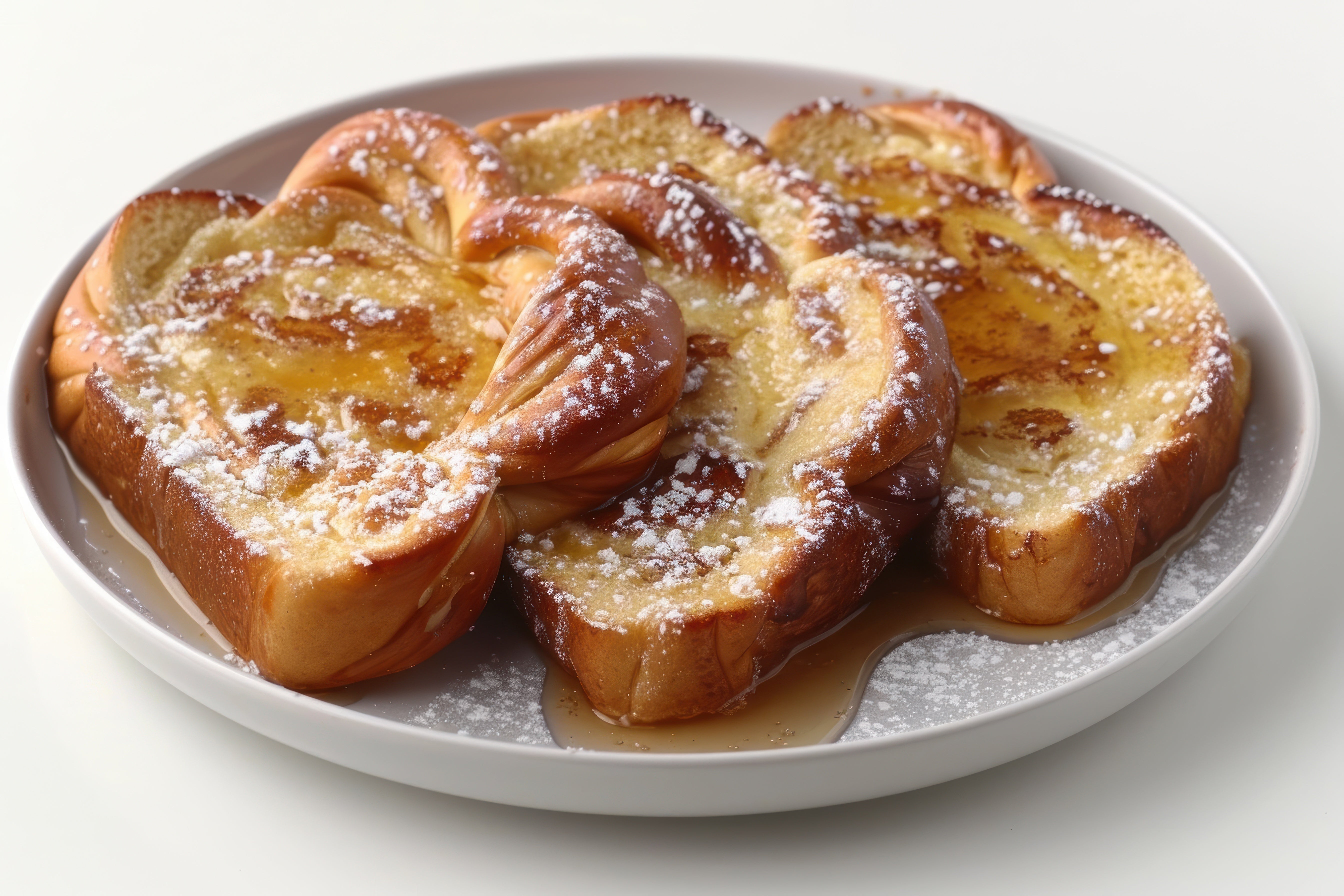 Challah French Toast with Argan oil and Honey