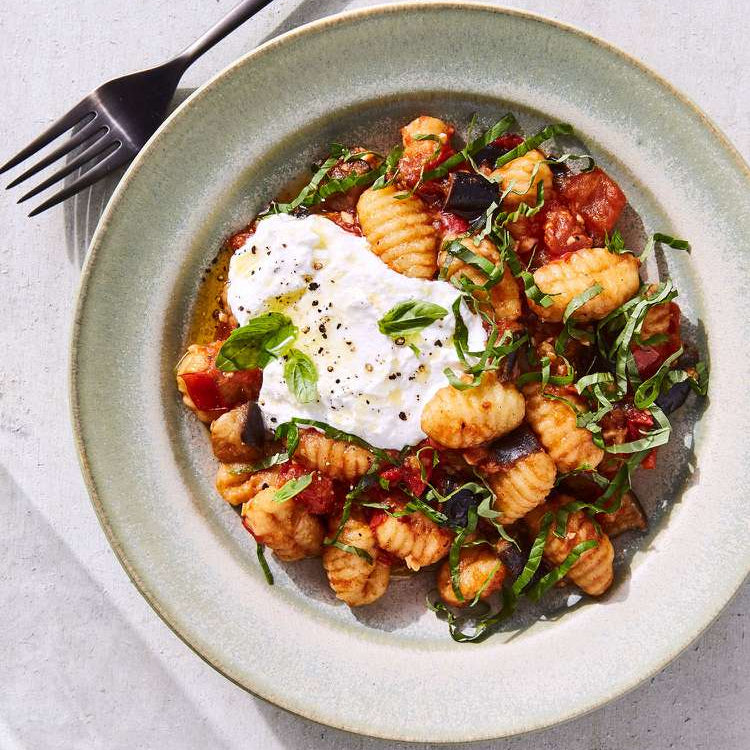 Gnocchi with Burrata and Argan Oil