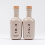 ARLO culinary argan oil duo set – two organic Moroccan argan oil bottles, front view